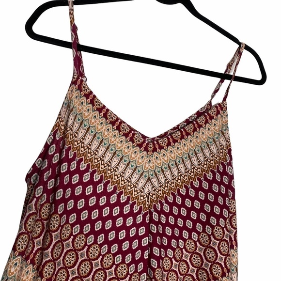 Maurice’s maxi Dress Sleeveless Adjustable straps Handkerchief hem size 0X - Picture 5 of 11